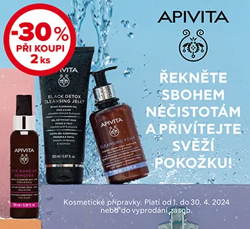Apivita clean 2 ks sleva 30%